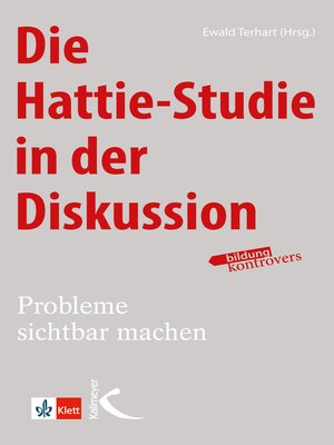 cover image of Die Hattie-Studie in der Diskussion